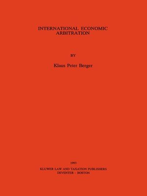 cover image of International Economic Arbitration